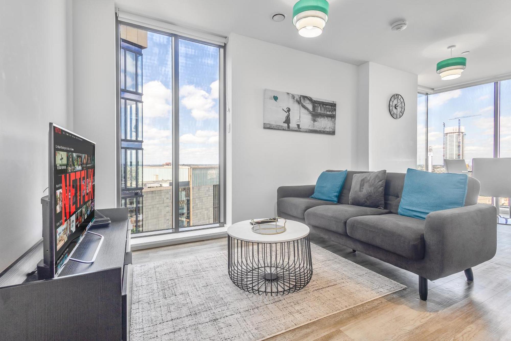 Luxury 2 Bedroom Apartment, On Broad Street! Birmingham Zewnętrze zdjęcie